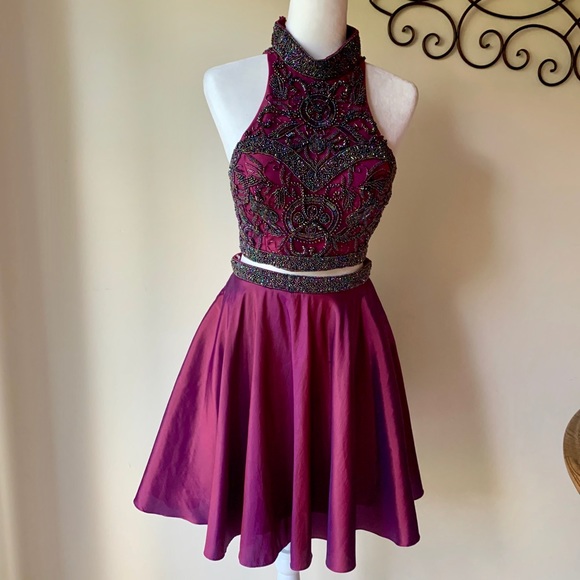 Sherri Hill Dresses & Skirts - SHERRI HILL two piece beaded homecoming prom dress